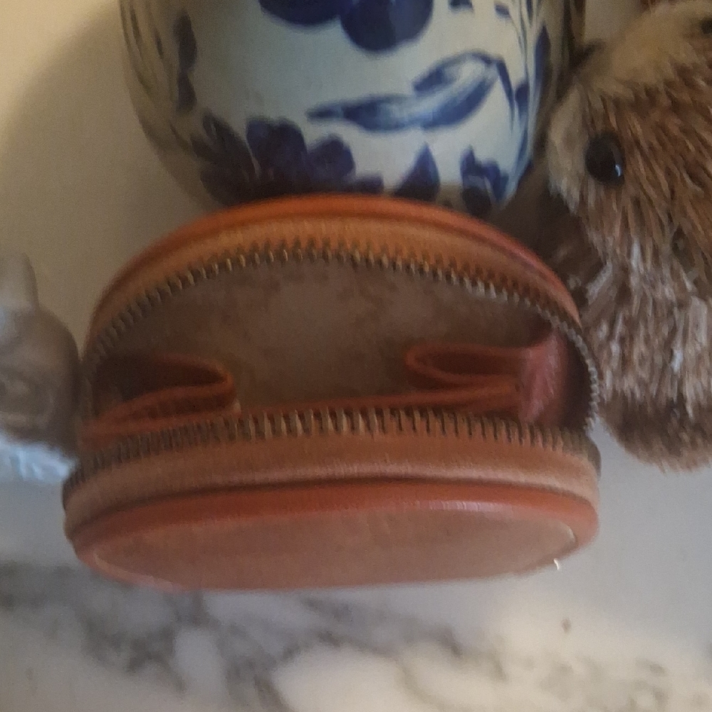 Dooney & Bourke Brown Leather Coin Purse - Picture 9 of 12